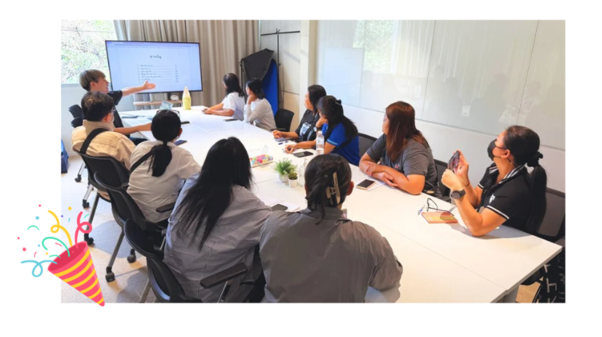 อบรมแม่บ้านก่อนเริ่มงาน พร้อมแจกชุดยูนิฟอร์ม+ผ้าทำความสะอาด